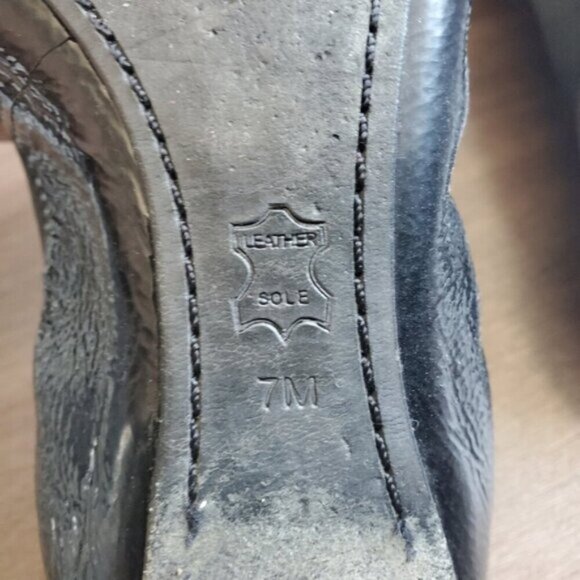 Tory Burch Black Caroline Ballet Flat Shoes Size 7 - Picture 7 of 8